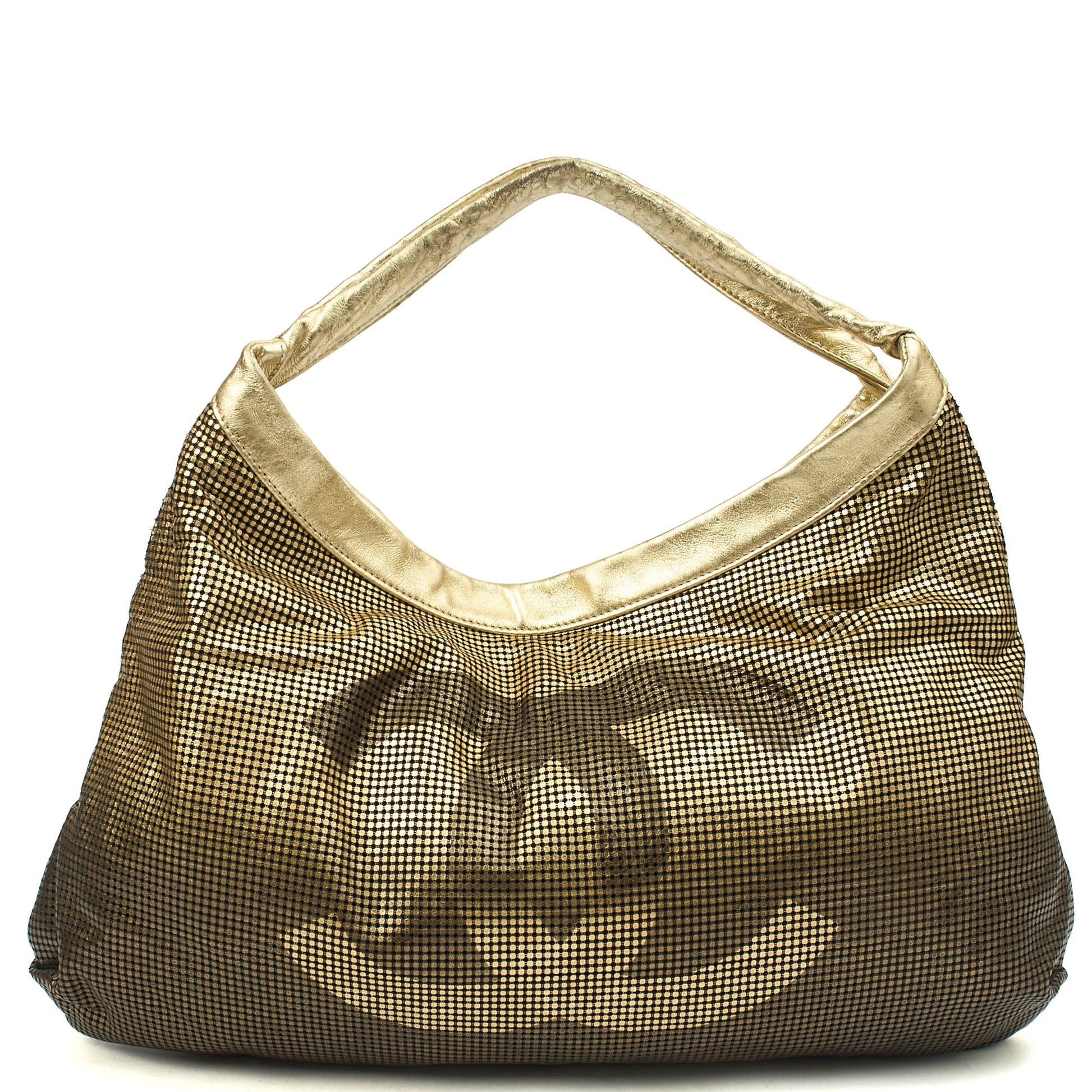 Chanel Tote Hobo in Metallic, Calfskin Leather — Alternate View 10