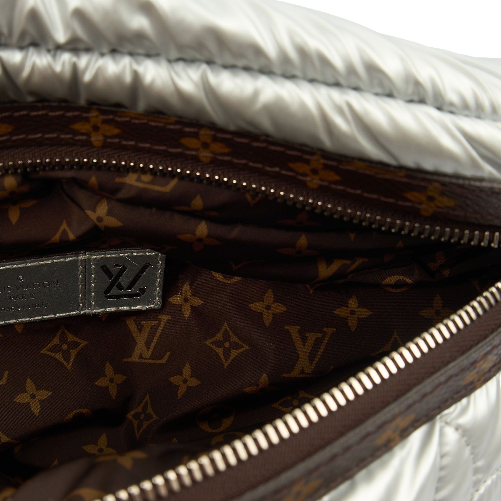 Louis Vuitton Cross Body Bumbag in Metallic, Fabric — Alternate View 22