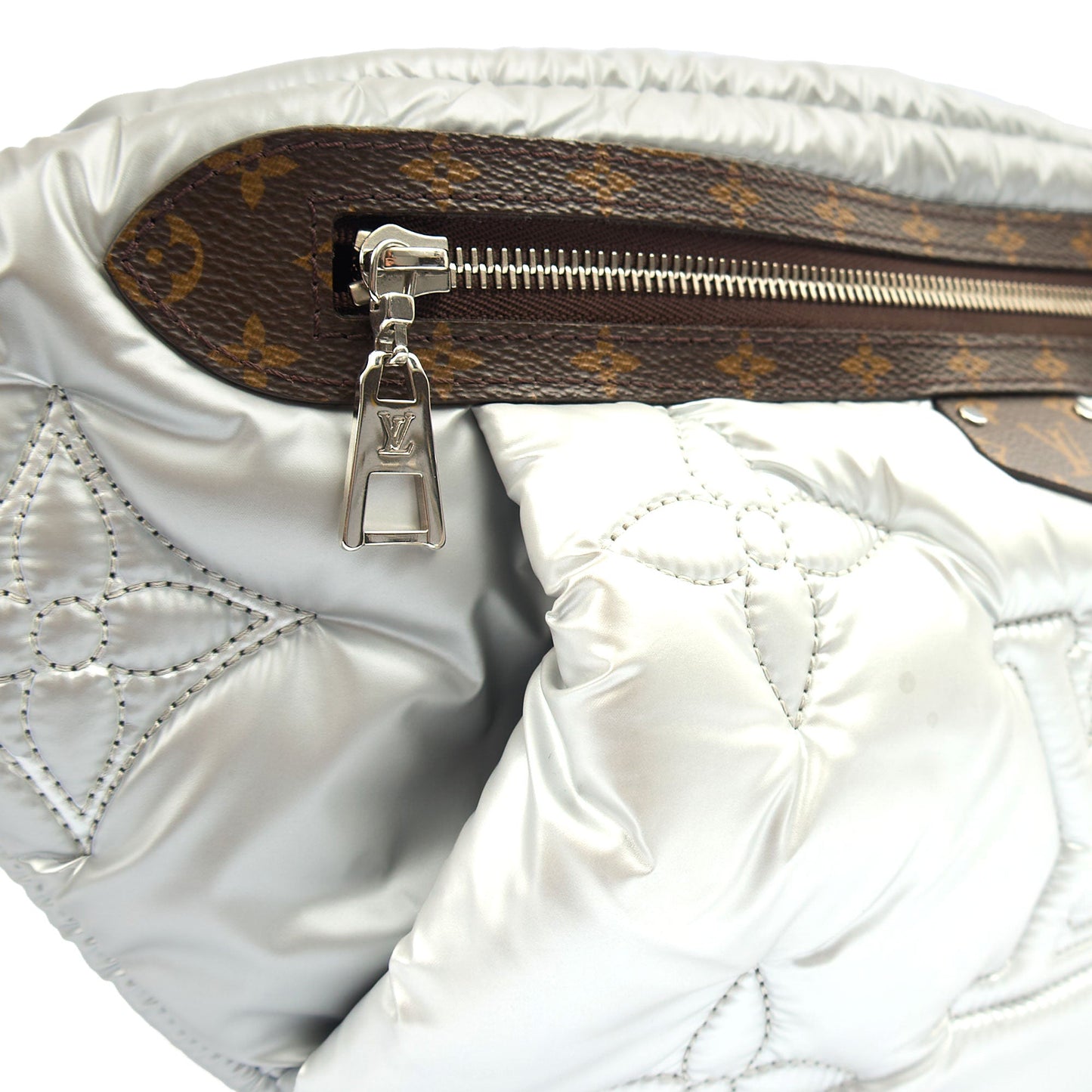 Louis Vuitton Cross Body Bumbag in Metallic, Fabric — Alternate View 15