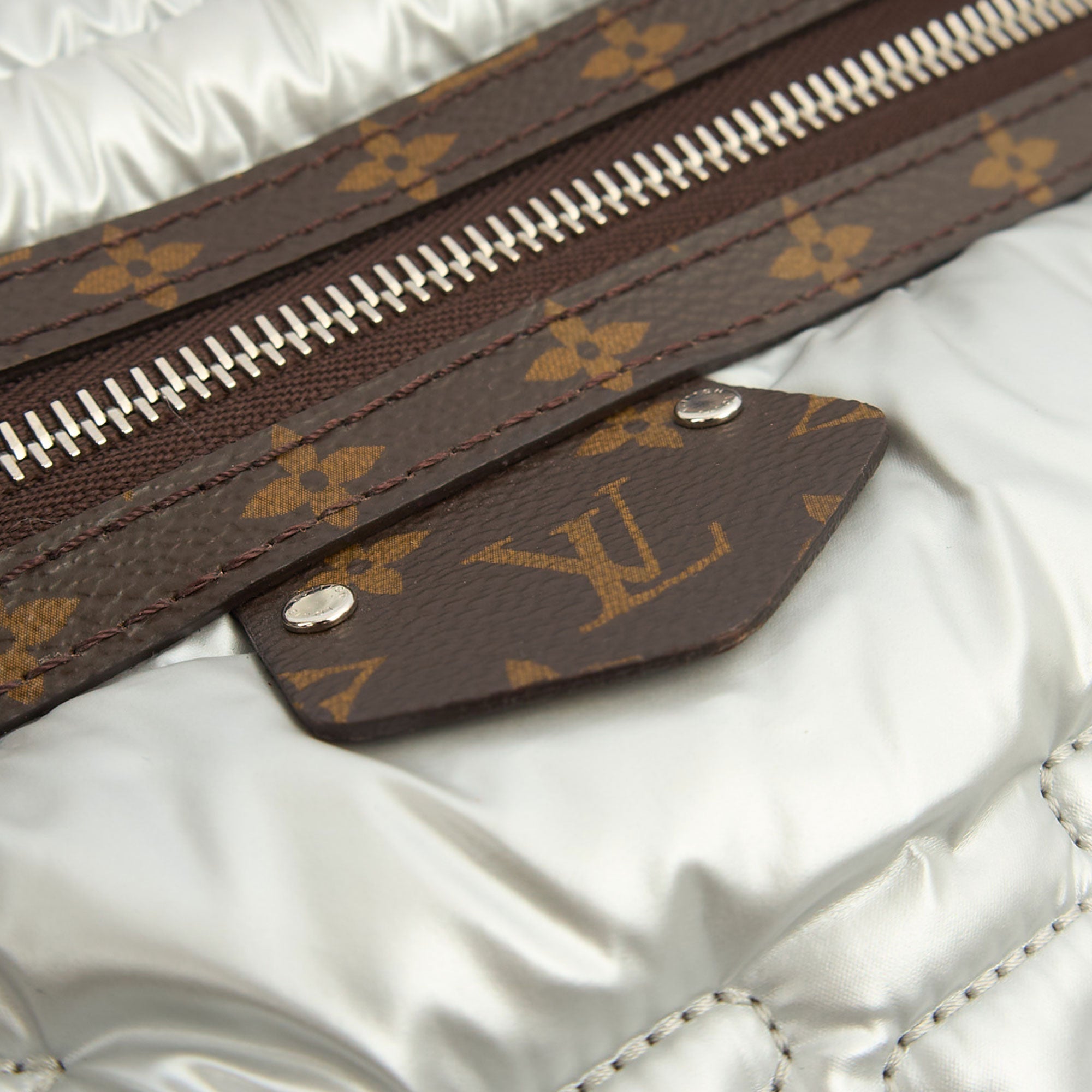 Louis Vuitton Cross Body Bumbag in Metallic, Fabric — Alternate View 10