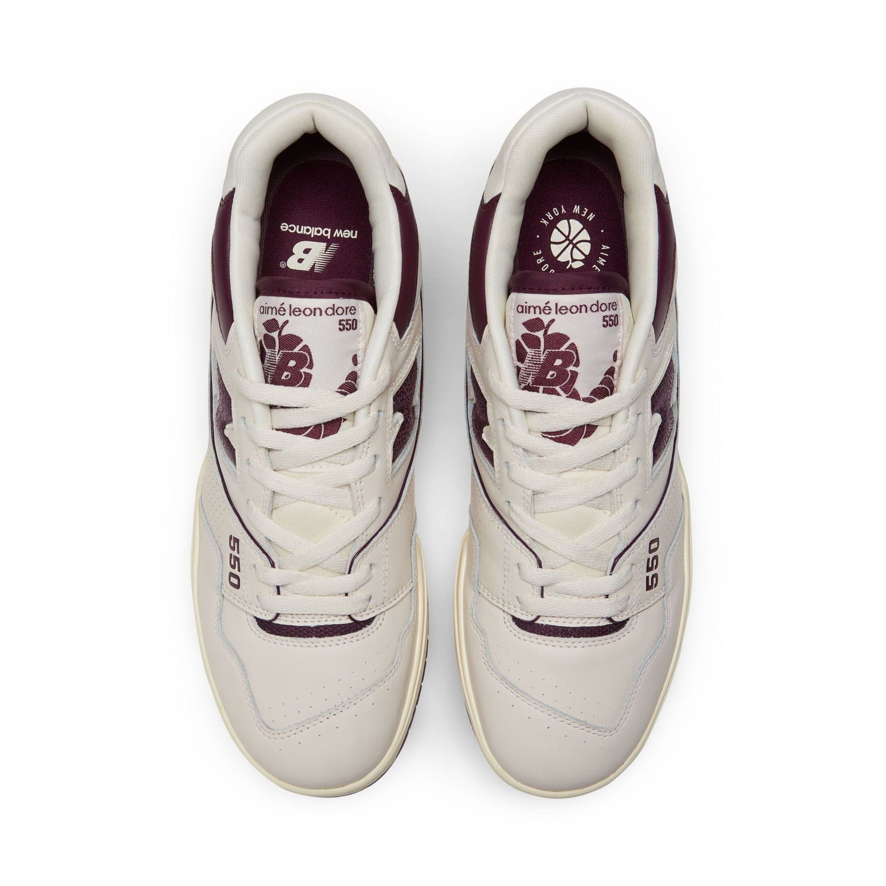 Aimé Leon Dore x New Balance 550 'Purple' — UK 3.5 | EU 36 | US 4 — Back View