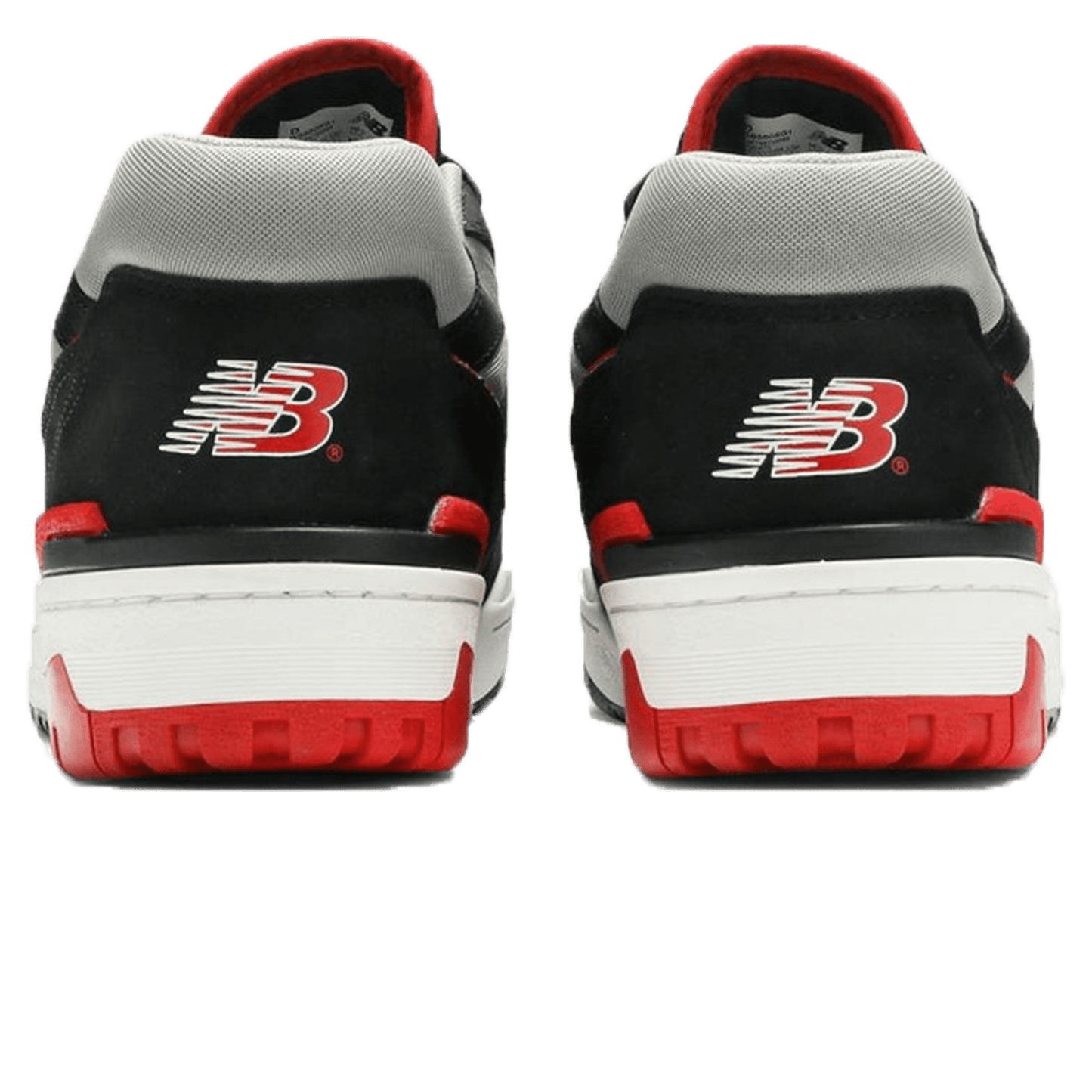 New Balance 550 'Black Red' — UK 3.5 | EU 36 | US 4 — Back View