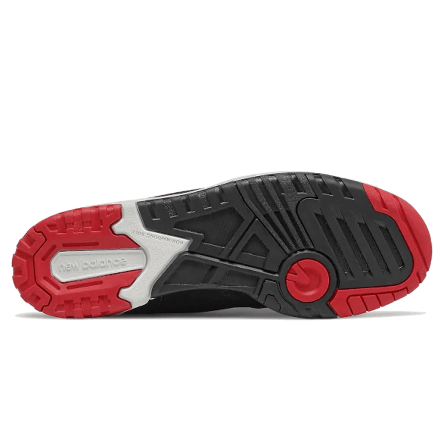 New Balance 550 'Black Red' — UK 3.5 | EU 36 | US 4 — Top View