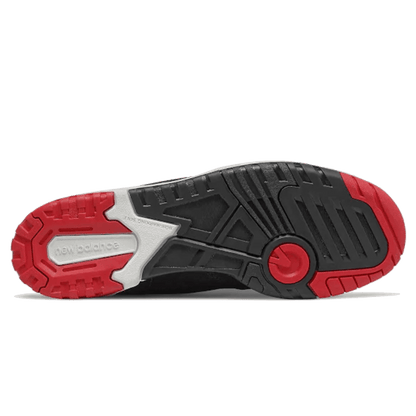 New Balance 550 'Black Red' — UK 3.5 | EU 36 | US 4 — Top View
