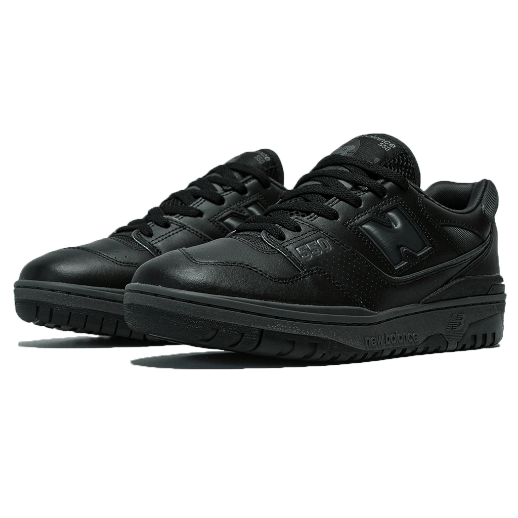 New Balance 550 'Triple Black' — UK 3.5 | EU 36 | US 4 — Side View