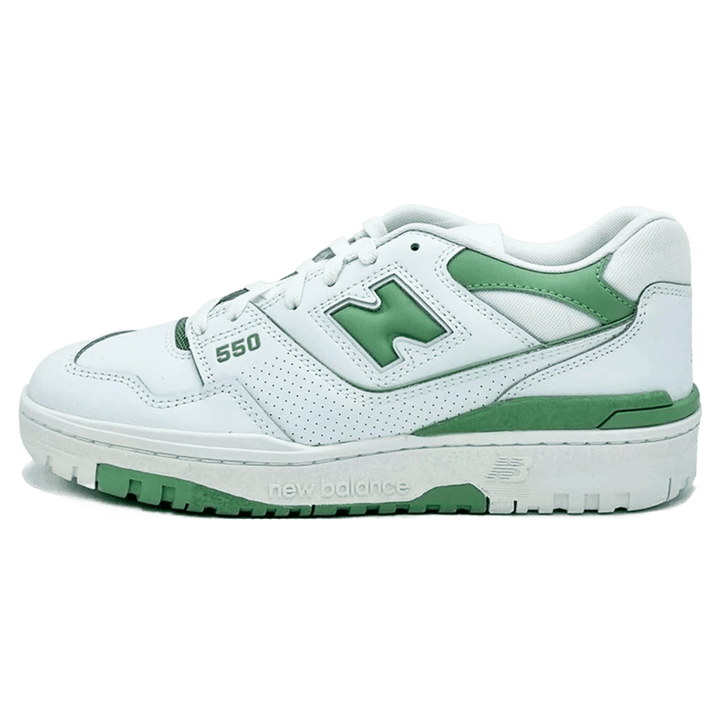New Balance 550 'White Mint Green' — UK 3.5 | EU 36 | US 4 — Front View
