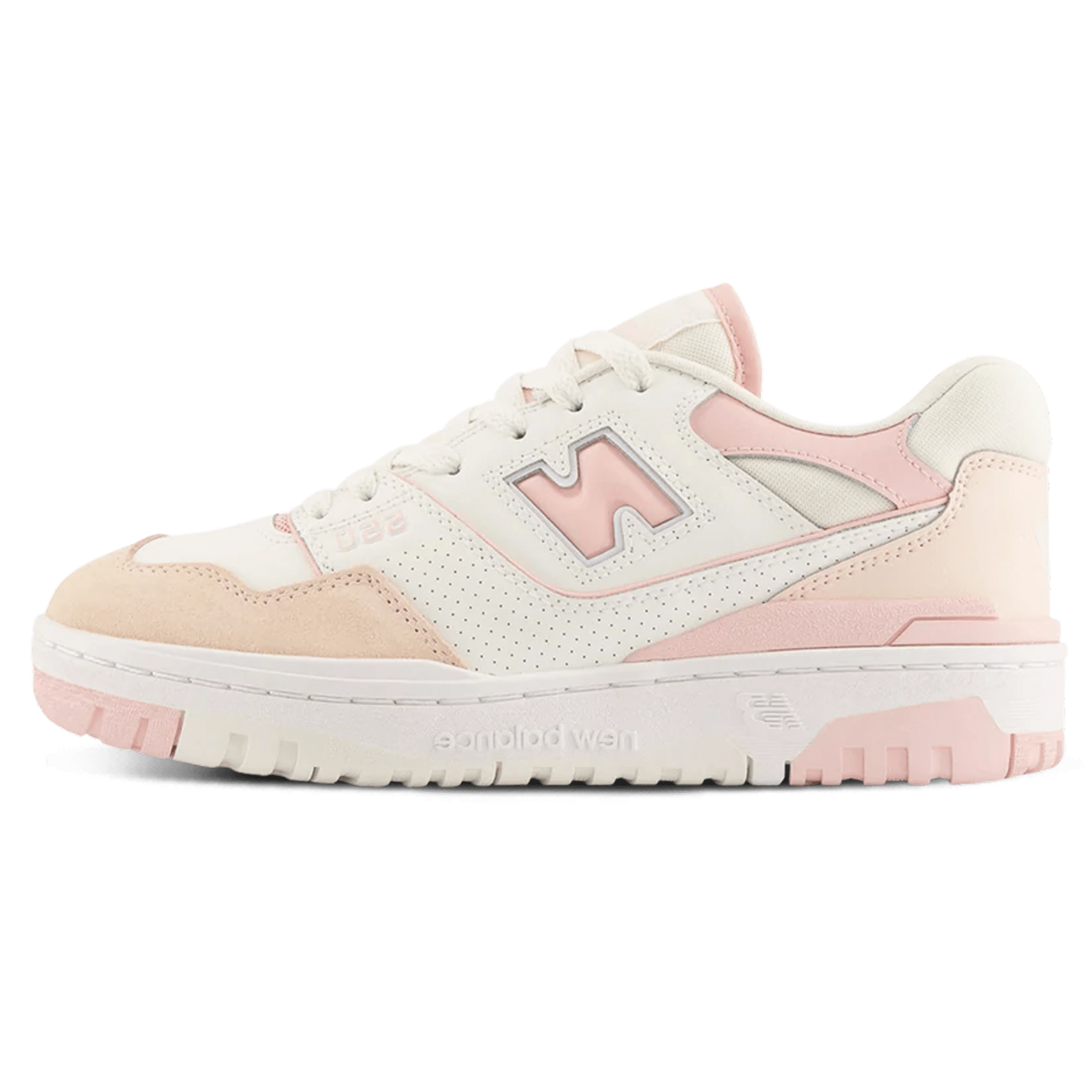 New Balance 550 White Pink — UK 3.5 | EU 36 | US 4 — Front View