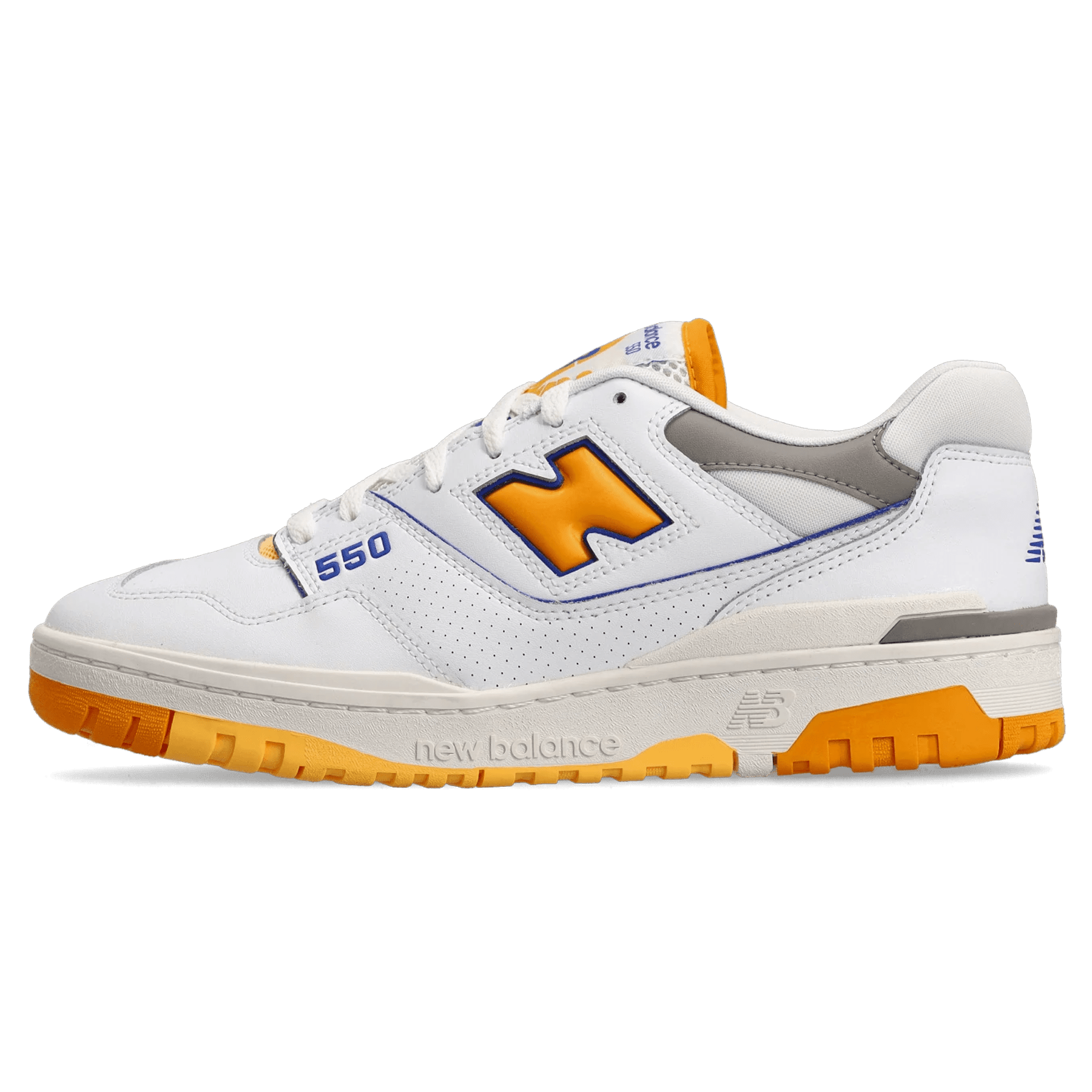 New Balance 550 'White Vibrant Orange' — UK 3.5 | EU 36 | US 4 — Front View