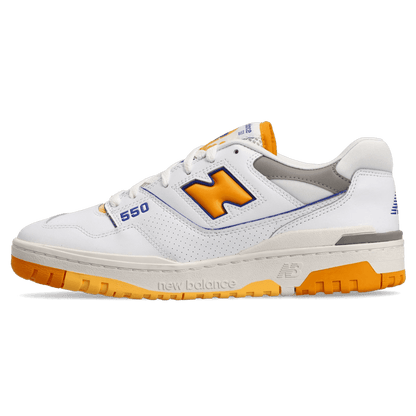 New Balance 550 'White Vibrant Orange' — UK 3.5 | EU 36 | US 4 — Front View