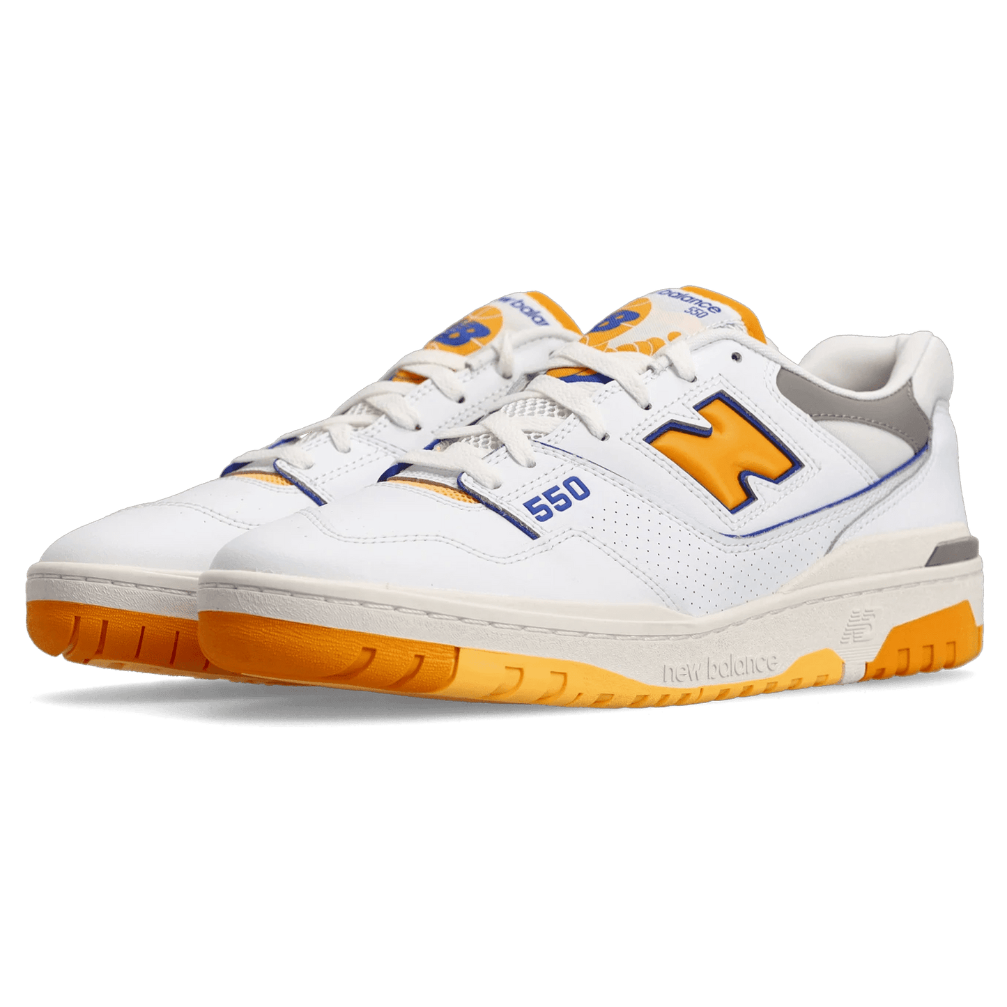 New Balance 550 'White Vibrant Orange' — UK 3.5 | EU 36 | US 4 — Side View