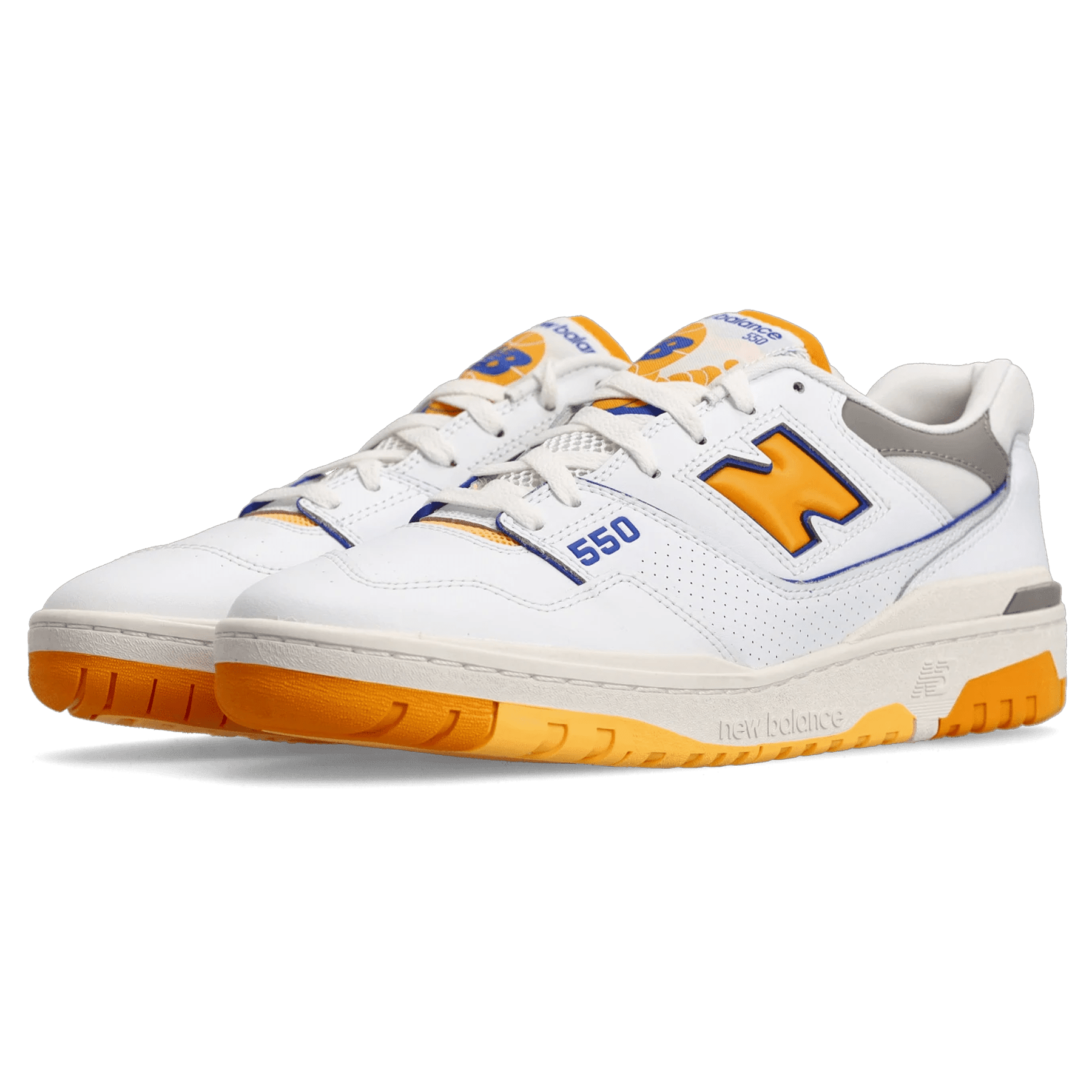 New Balance 550 'White Vibrant Orange' — UK 3.5 | EU 36 | US 4 — Side View