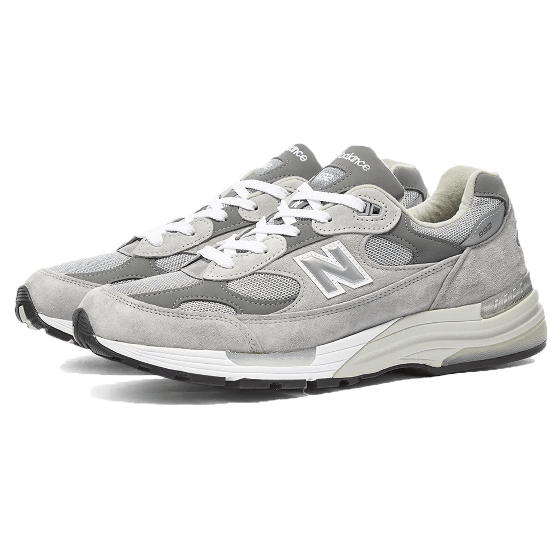 New Balance 992 Made In USA 'Grey' — UK 3.5 | EU 36 | US 4 — Side View