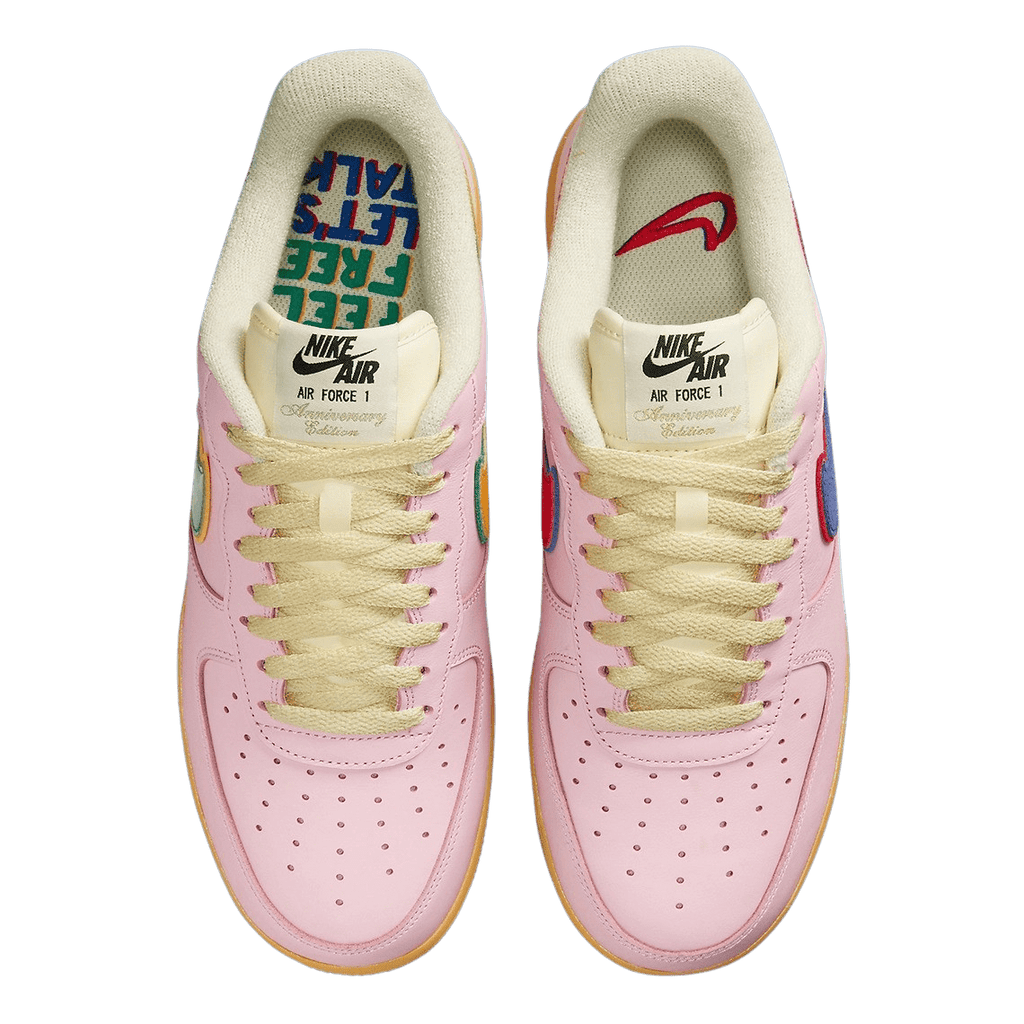 Nike Air Force 1 Low 'Feel Free, Let's Talk' — UK 3 | EU 35.5 | US 3.5 — Top View