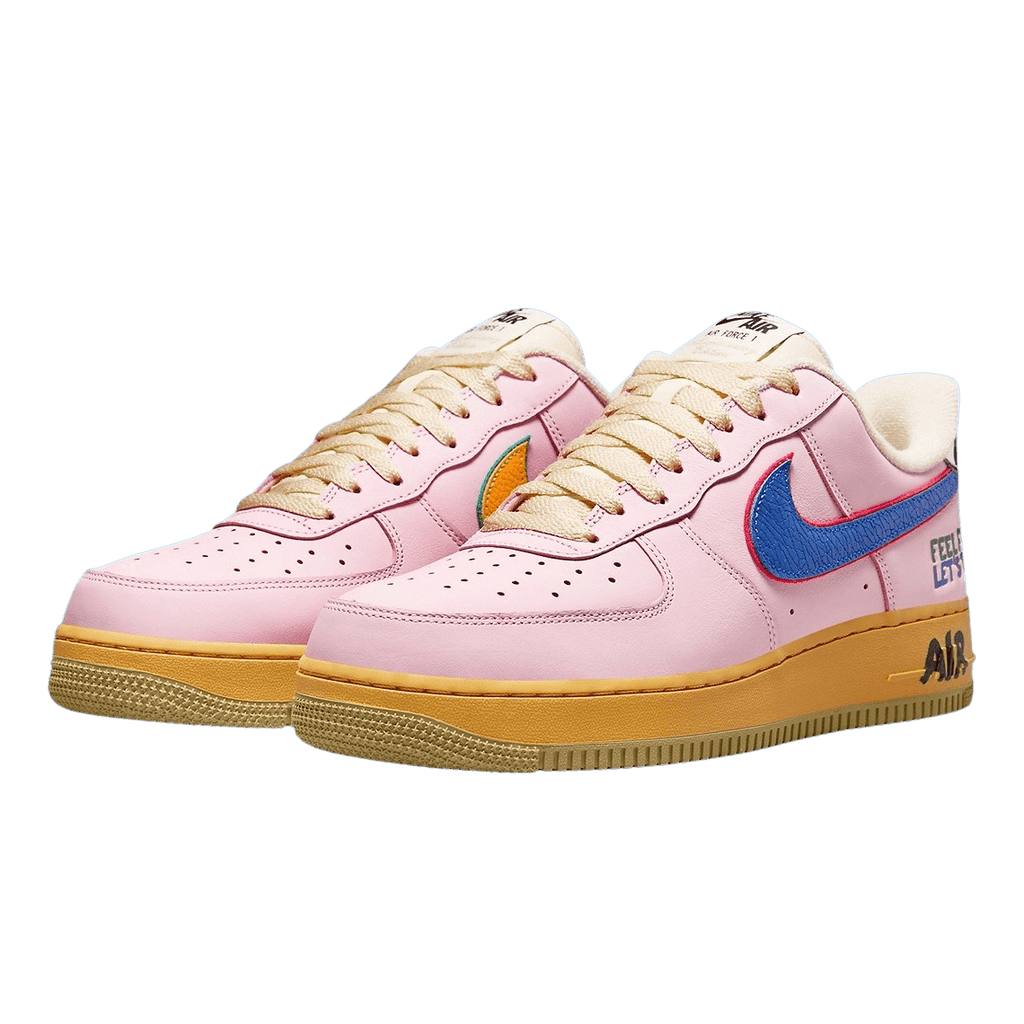 Nike Air Force 1 Low 'Feel Free, Let's Talk' — UK 3 | EU 35.5 | US 3.5 — Back View