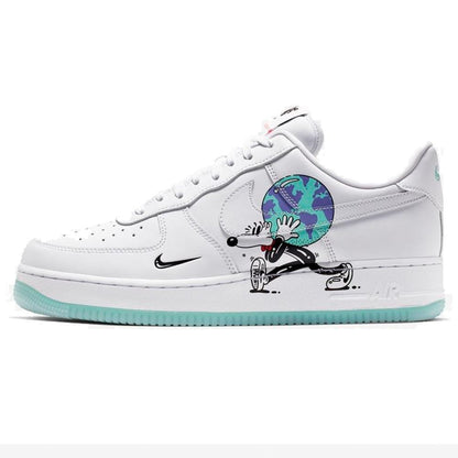 Nike Air Force 1 Earth Day Pack White — UK 3 | EU 35.5 | US 3.5 — Front View