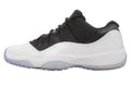 Air Jordan 11 Low Retro White-Black-True Red — UK 3 | EU 35.5 | US 3.5 — Front View