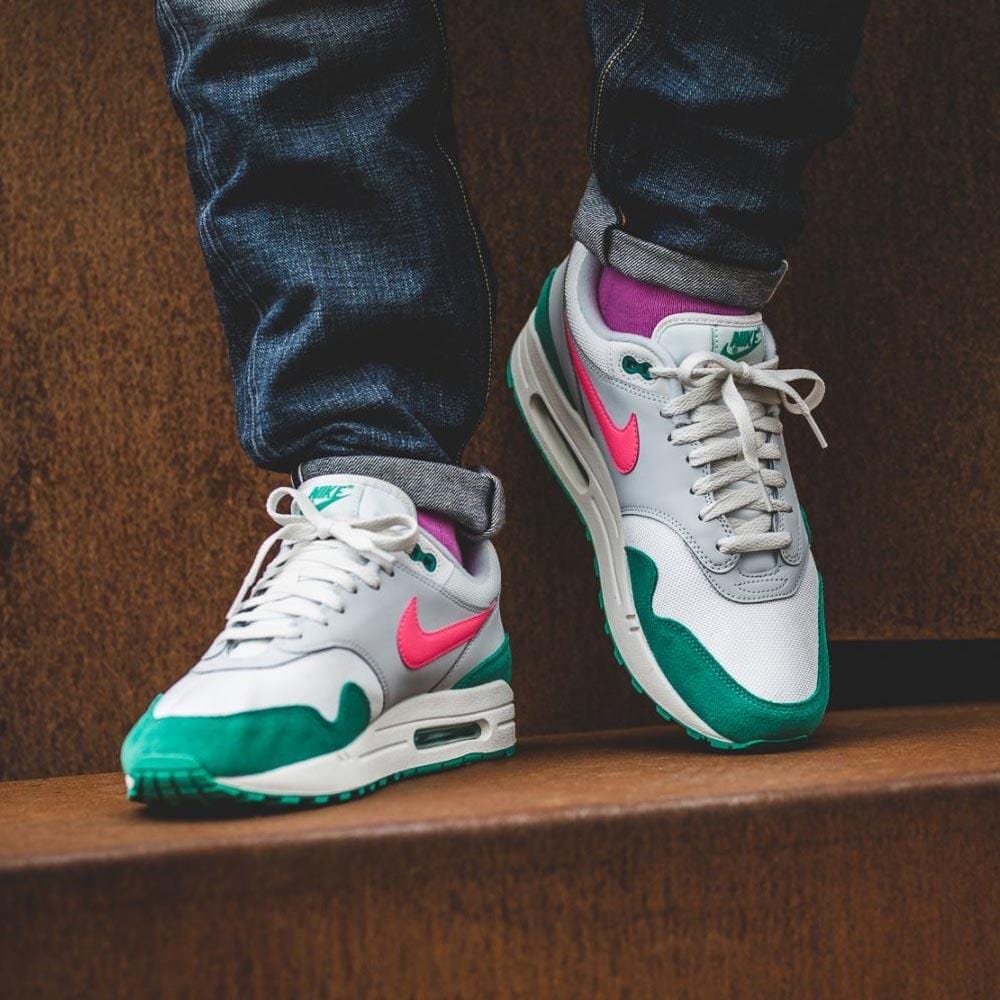 Nike Air Max 1 Watermelon - South Beach — UK 3 | EU 35.5 | US 3.5 — Lifestyle View