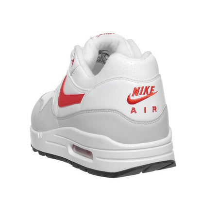 Nike Air Max 1 'Leather' White-University Red — UK 3 | EU 35.5 | US 3.5 — Back View