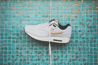 Nike Air Max 1 Premium QS "Gold Hypervenom" — UK 3 | EU 35.5 | US 3.5 — Back View
