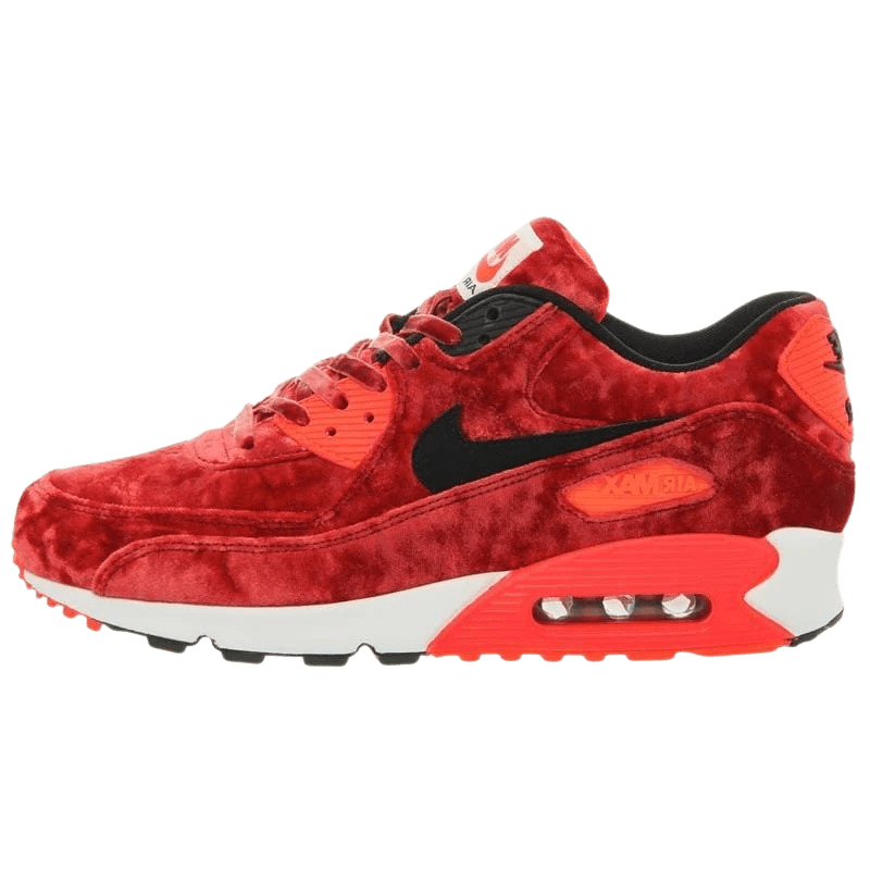 Nike Air Max 90 Anniversary Red Metallic Gold — UK 3 | EU 35.5 | US 3.5 — Front View