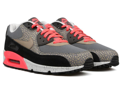 Nike Air Max 90 PRM Safari-Black-Grey — UK 3 | EU 35.5 | US 3.5 — Top View