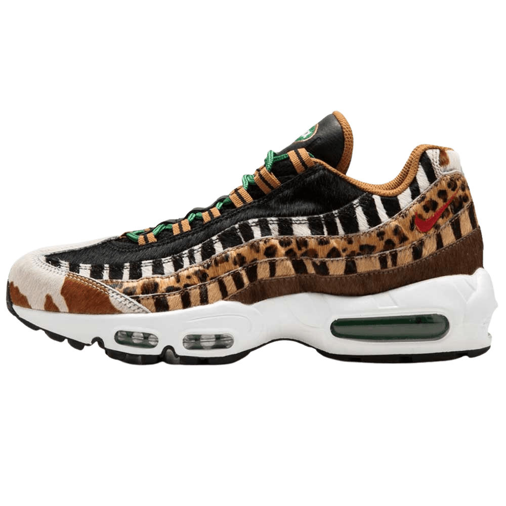 Nike Air Max 95 DLX x Atmos Animal Pack 2018 — UK 3 | EU 35.5 | US 3.5 — Front View