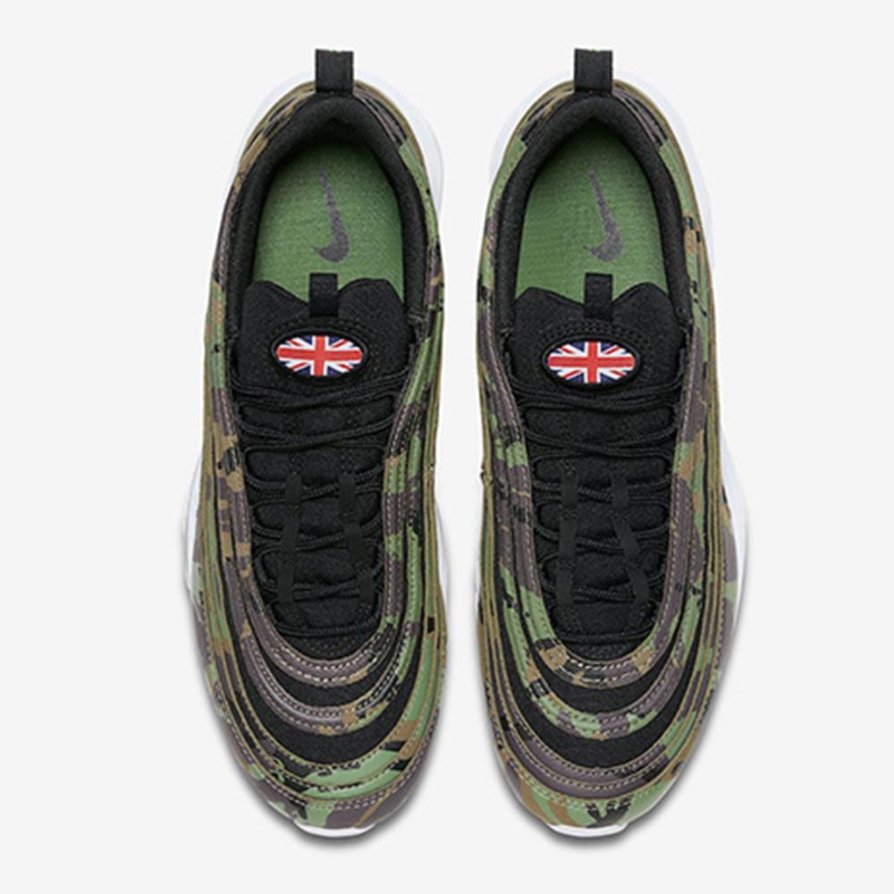 Nike Air Max 97 UK Country Camo Pack — UK 3 | EU 35.5 | US 3.5 — Back View