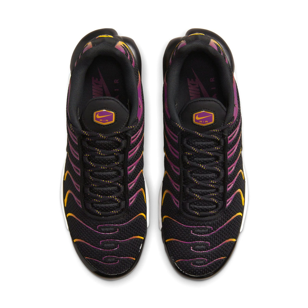 Nike Air Max Plus 'Black University Gold Viotech' — UK 3 | EU 35.5 | US 3.5 — Back View