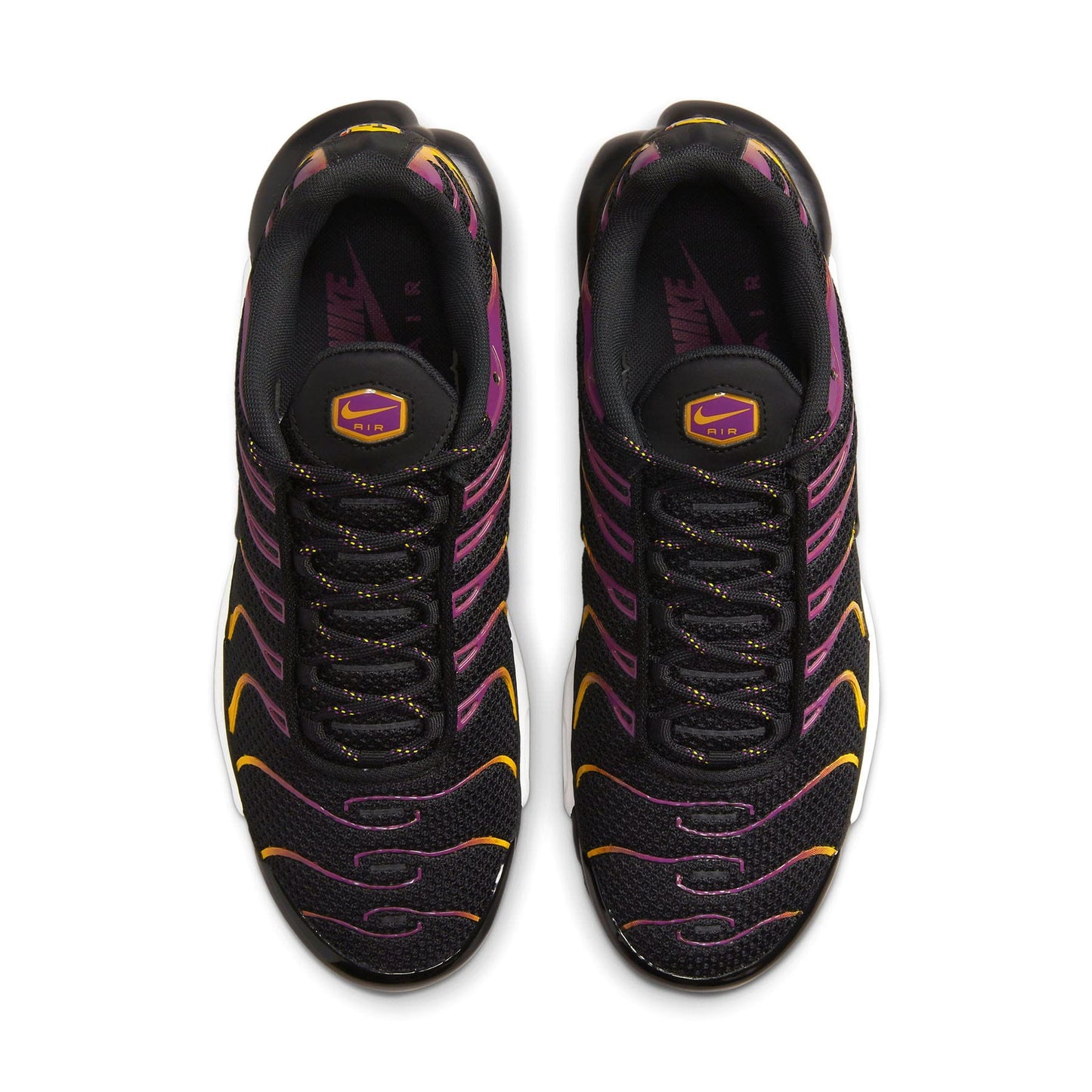Nike Air Max Plus 'Black University Gold Viotech' — UK 3 | EU 35.5 | US 3.5 — Back View