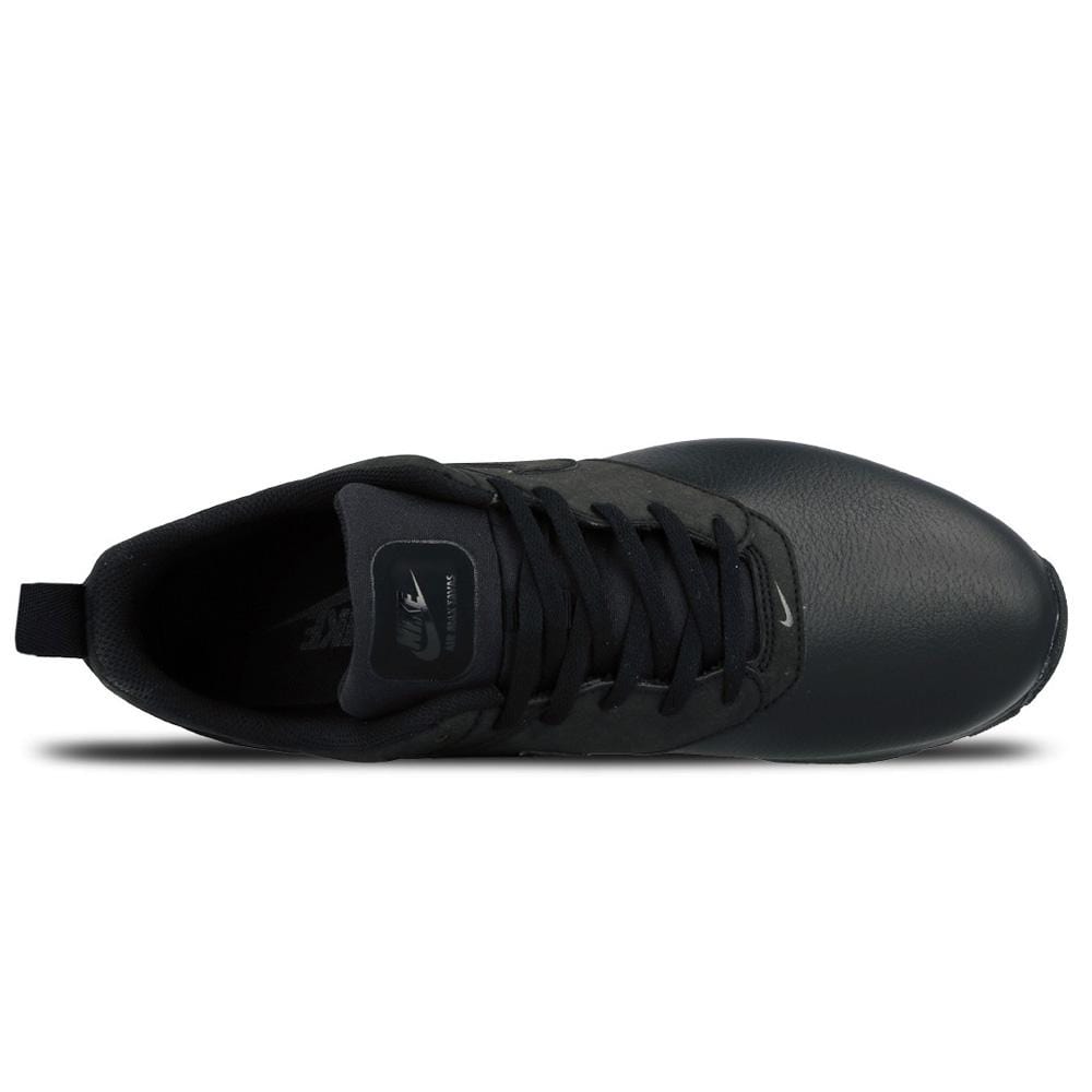 Nike Air Max Tavas Leather Black — UK 3 | EU 35.5 | US 3.5 — Top View