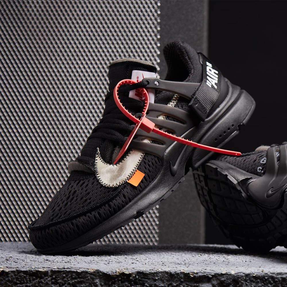 Off-White x Nike Air Presto Black — 3 UK | 35.5 EU — Lifestyle View