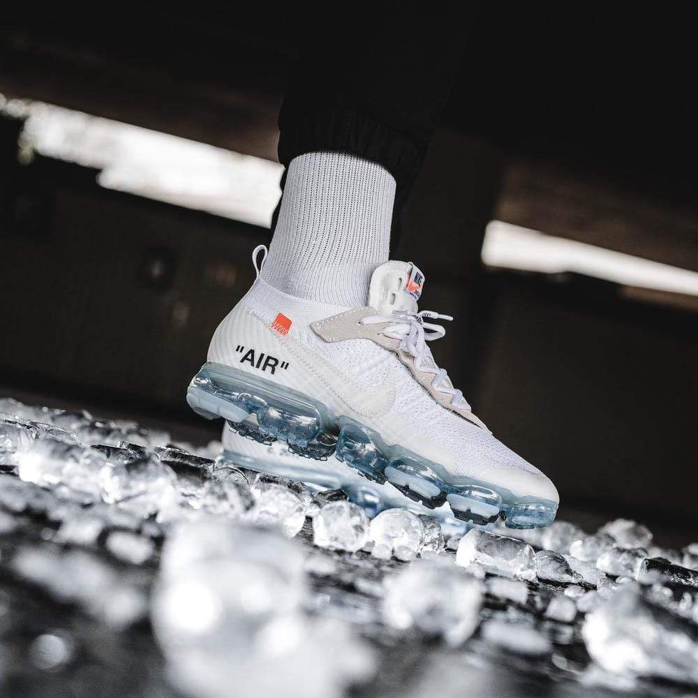 Off-White x Nike Air VaporMax White — UK 3 | EU 35.5 | US 3.5 — Lifestyle View