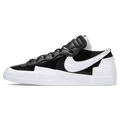 Kaws x sacai x Nike Blazer Low 'Black Patent' — UK 3 | EU 35.5 | US 3.5 — Front View