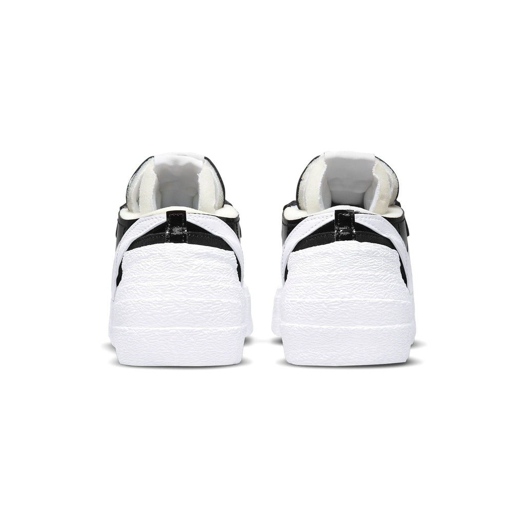 Kaws x sacai x Nike Blazer Low 'Black Patent' — UK 3 | EU 35.5 | US 3.5 — Top View