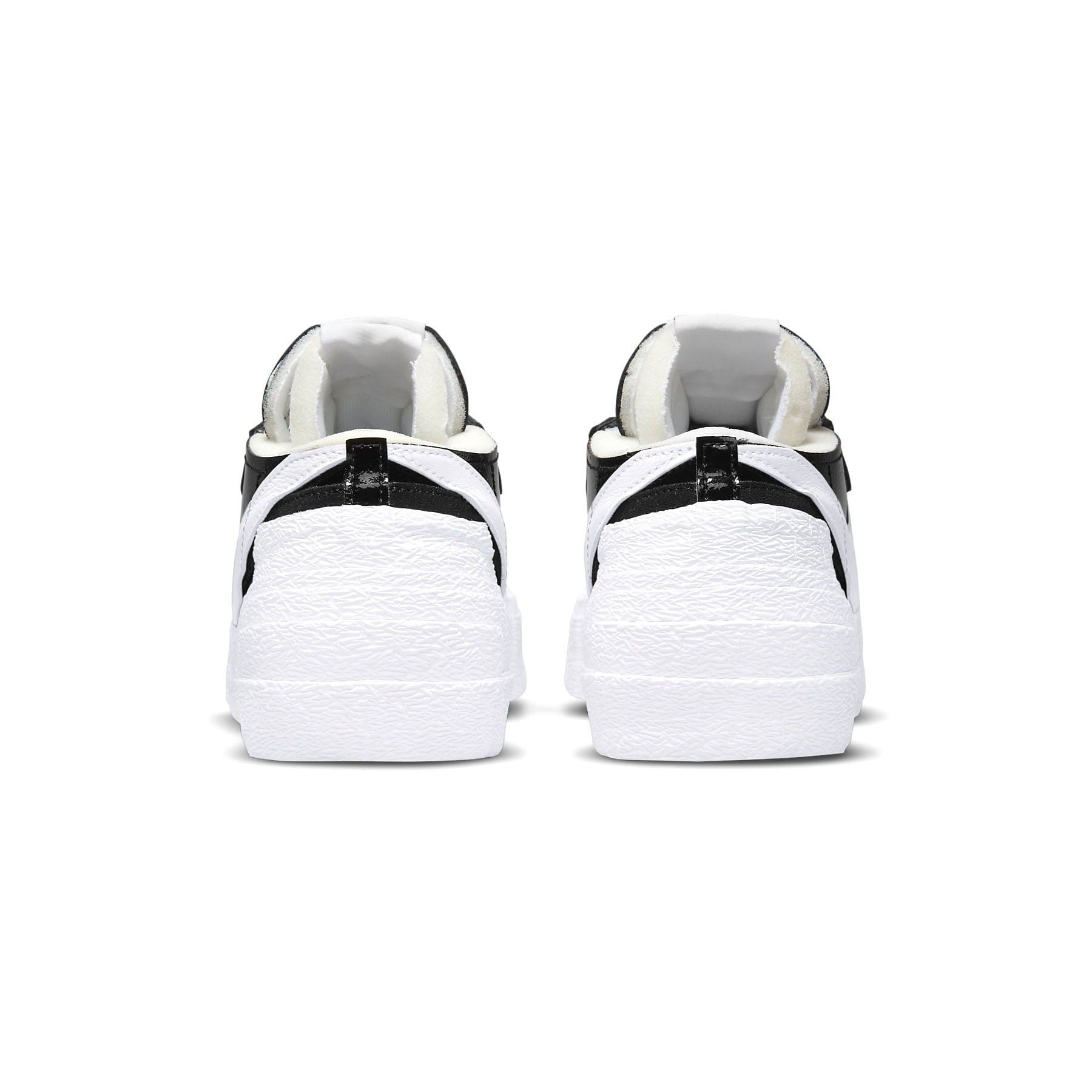 Kaws x sacai x Nike Blazer Low 'Black Patent' — UK 3 | EU 35.5 | US 3.5 — Top View