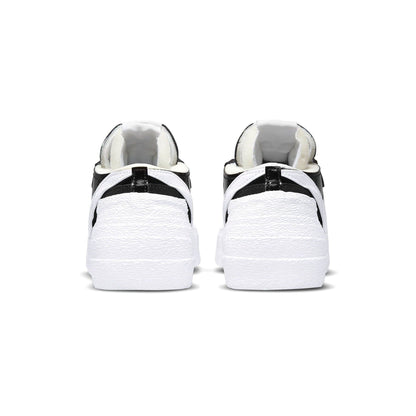 Kaws x sacai x Nike Blazer Low 'Black Patent' — UK 3 | EU 35.5 | US 3.5 — Top View