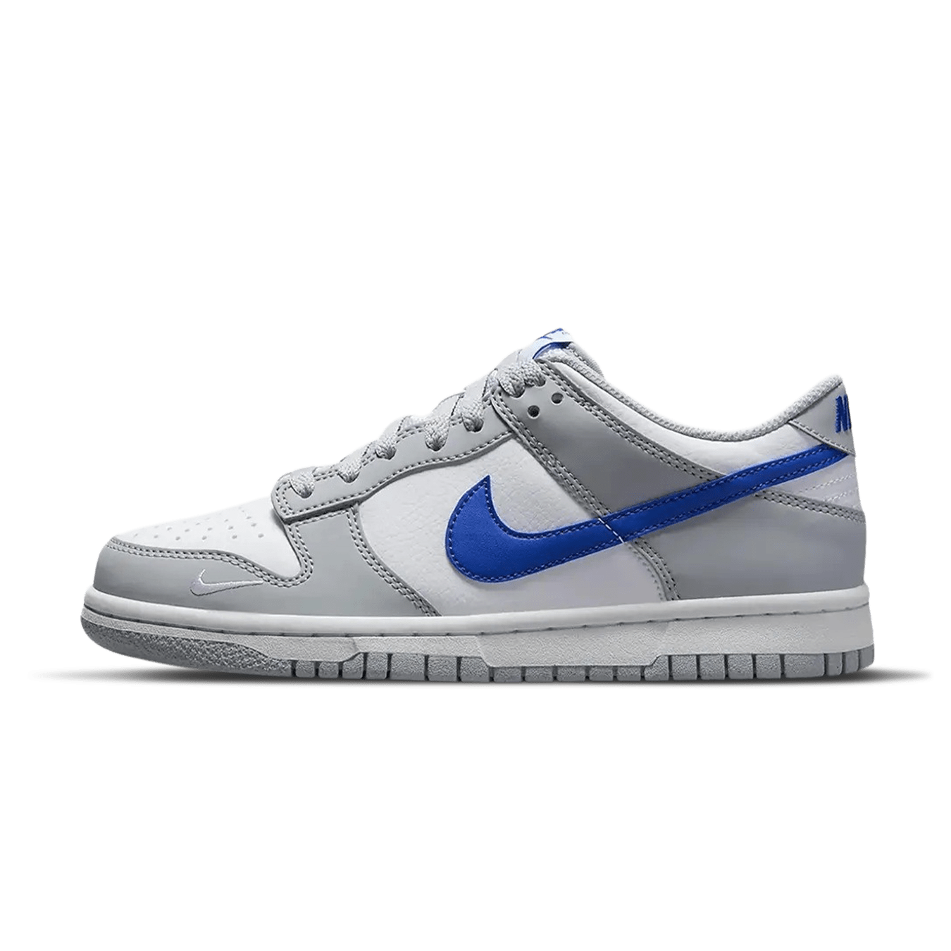 Nike Dunk Low GS 'Wolf Grey Royal' — UK 13.5 | EU 32 | US 1Y — Front View