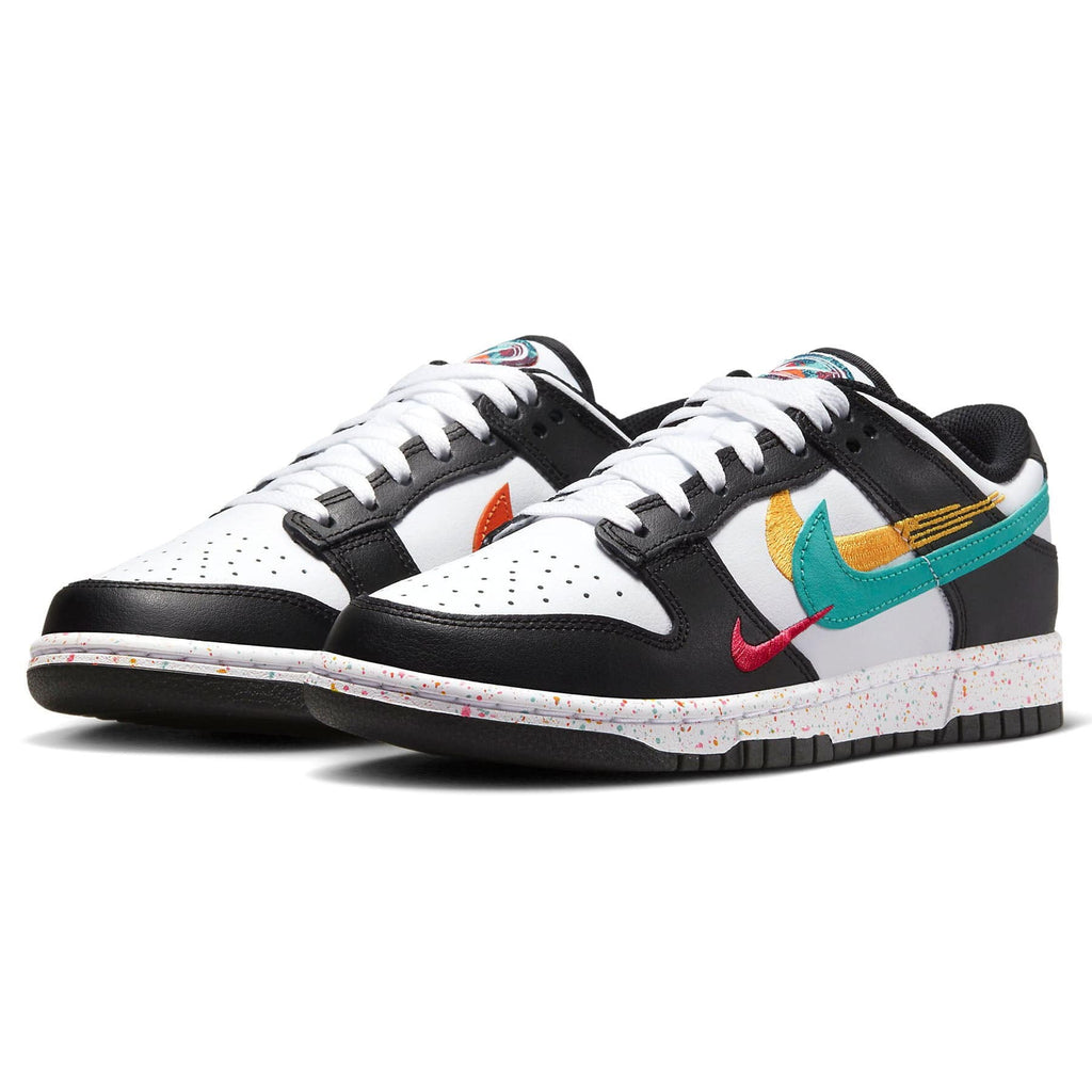 Nike Dunk Low Wmns 'Multi-Swoosh' — UK 2.5 | EU 35.5 | US 5 — Side View