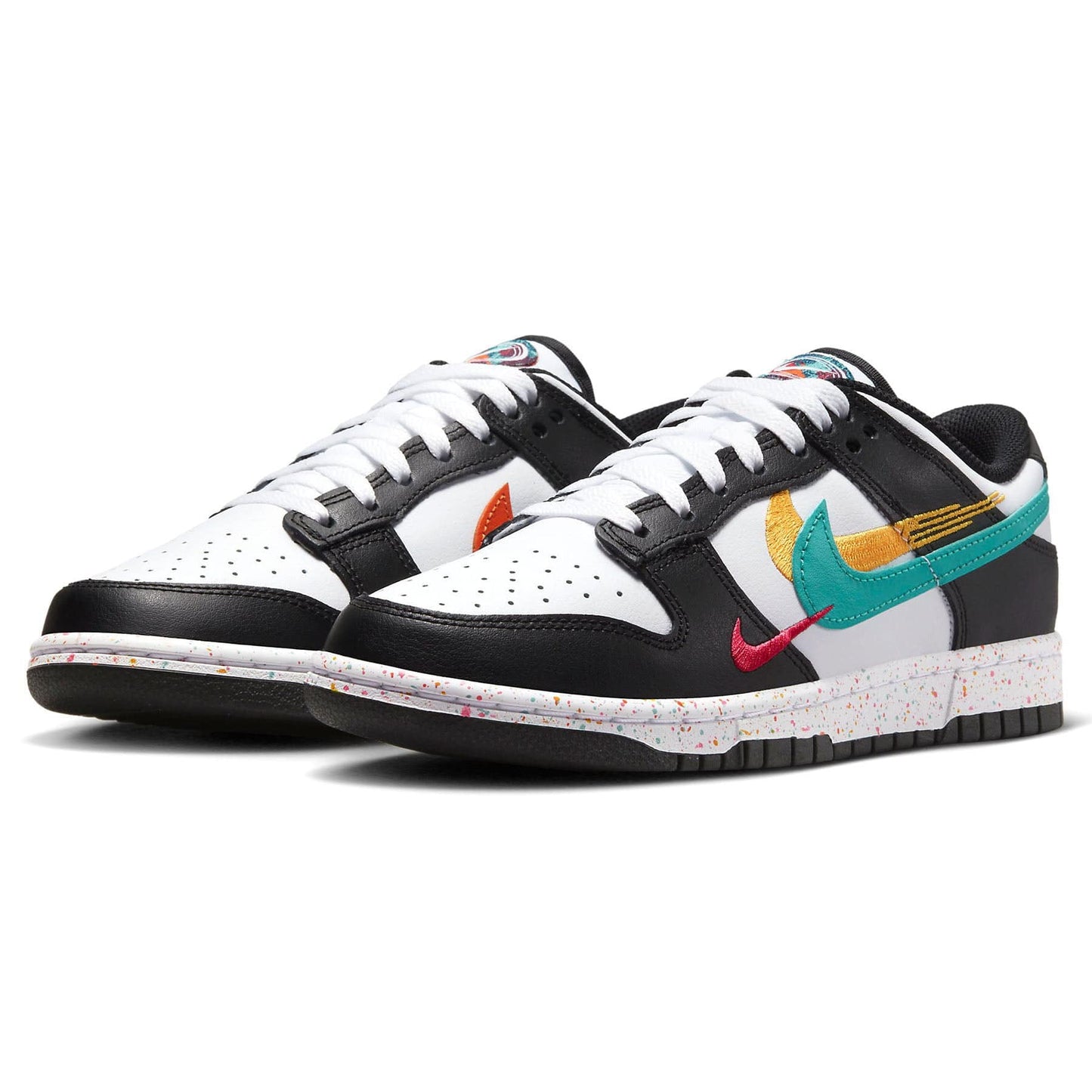 Nike Dunk Low Wmns 'Multi-Swoosh' — UK 2.5 | EU 35.5 | US 5 — Side View