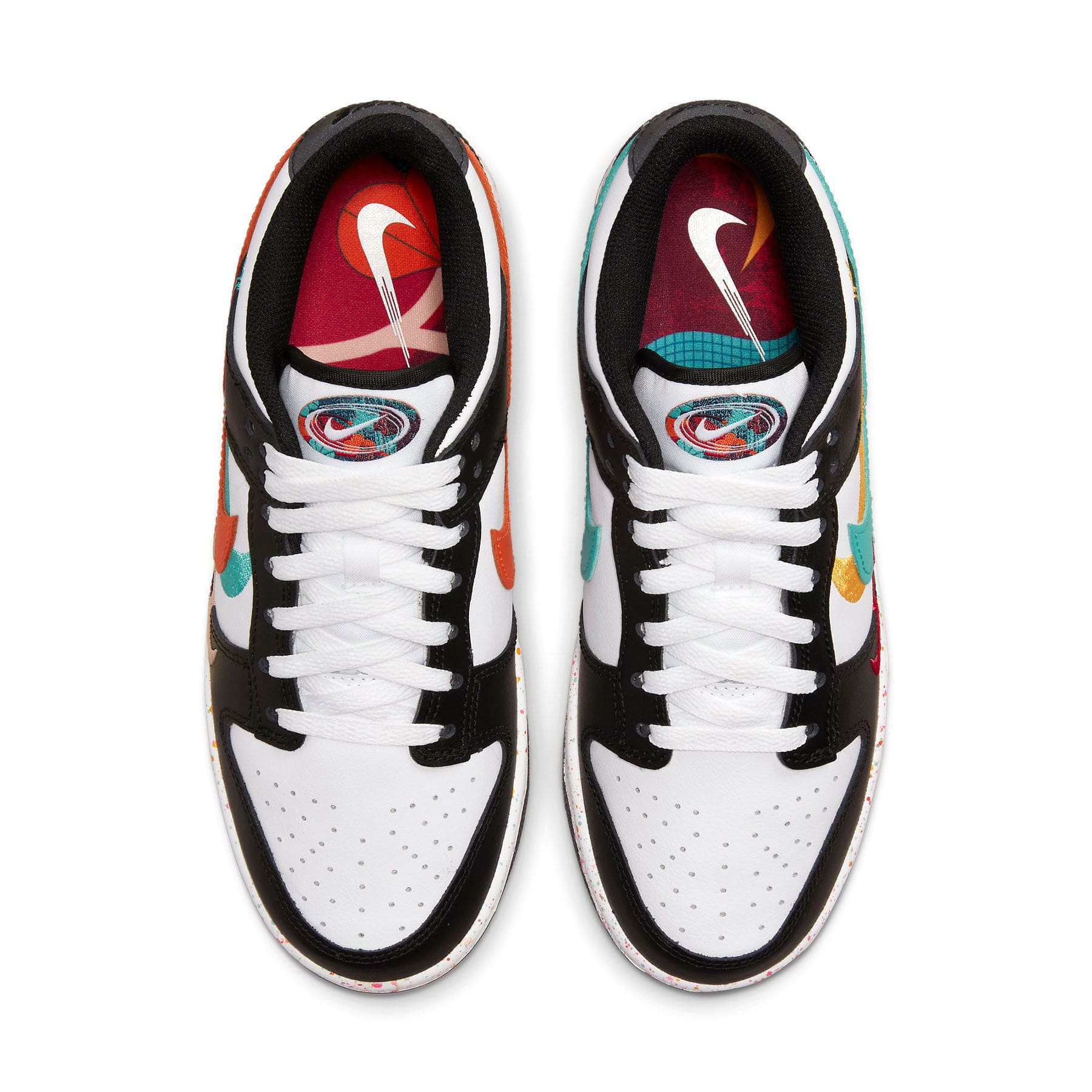 Nike Dunk Low Wmns 'Multi-Swoosh' — UK 2.5 | EU 35.5 | US 5 — Back View