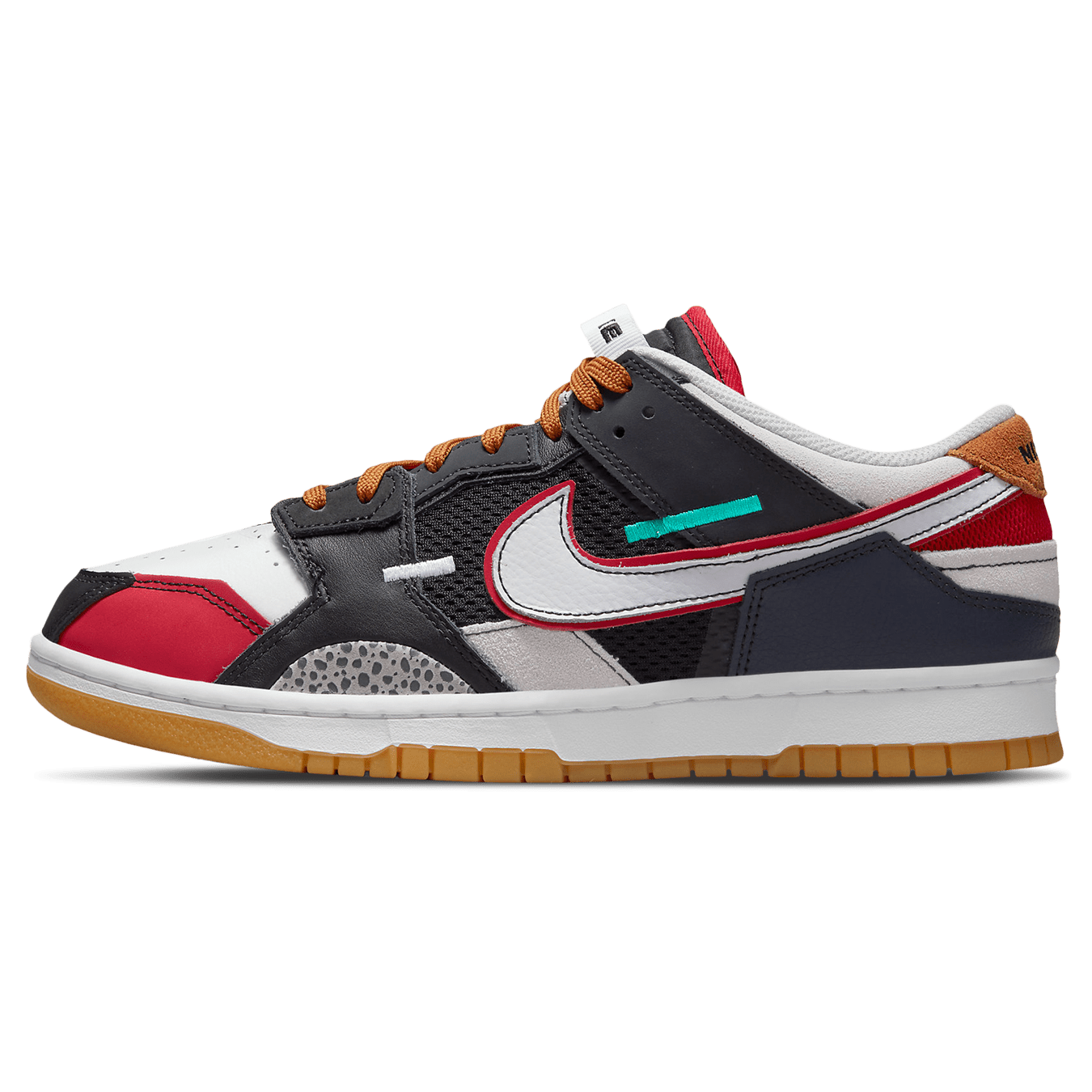 Nike Dunk Low Scrap Premium 'University Red' — UK 3 | EU 35.5 | US 3.5 — Front View