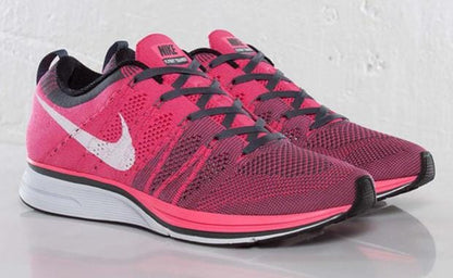 Nike Flyknit Trainer+ Pink Flash — UK 3 | EU 35.5 | US 3.5 — Side View