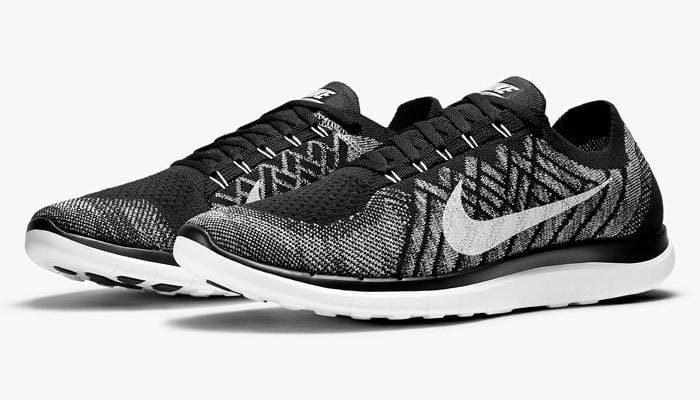 Nike Free 4.0 Flyknit Black — UK 2.5 | EU 35.5 | US 5 — Detail View