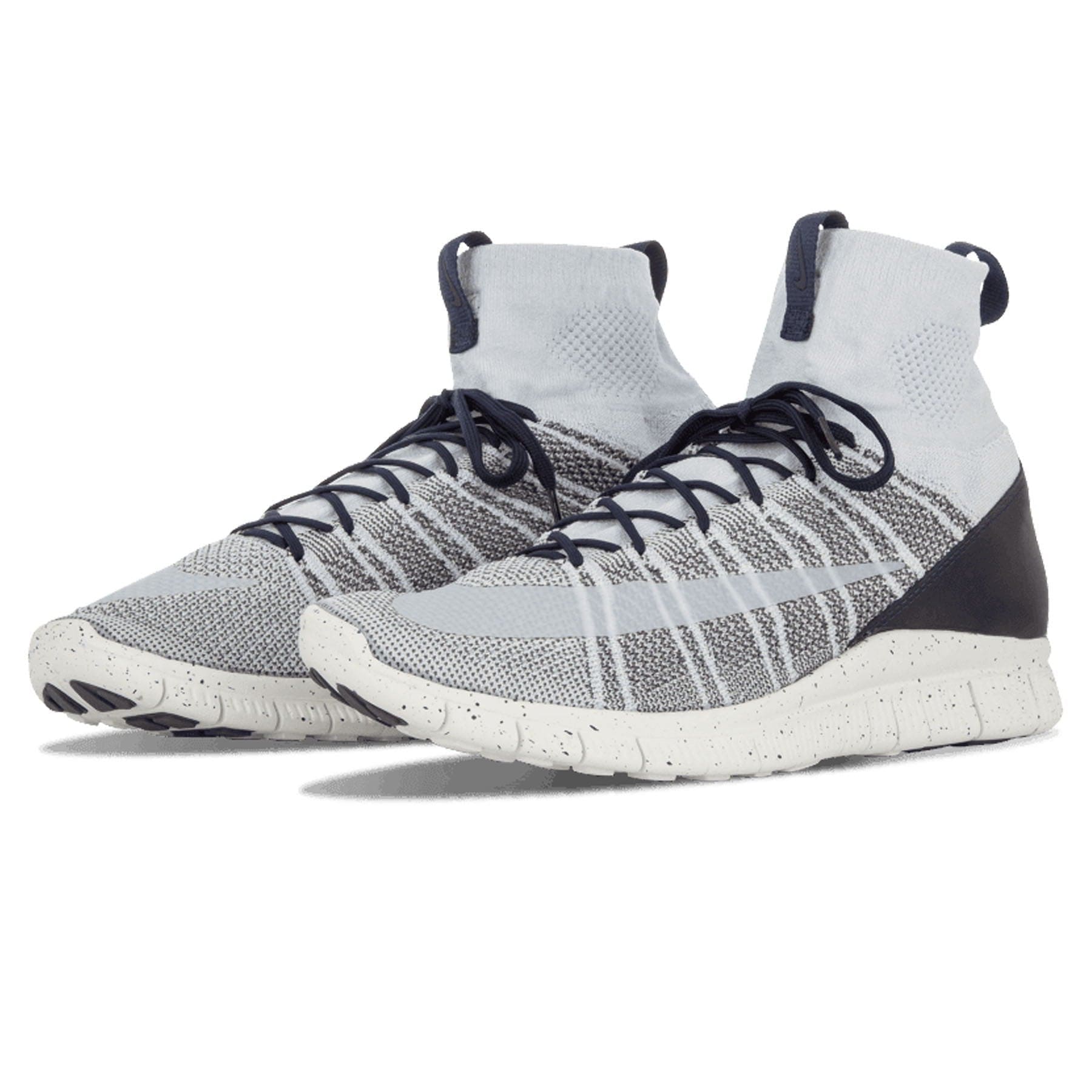 Nike Free Flyknit Mercurial Superfly 'Pure Platinum' — UK 3 | EU 35.5 | US 3.5 — Side View