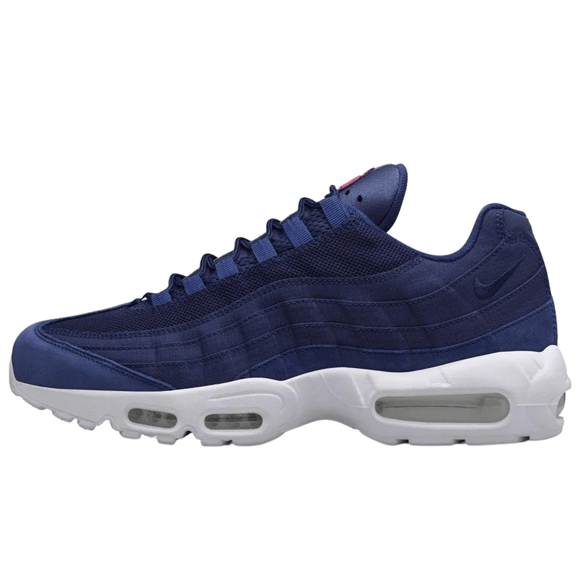 Stussy x Nike Air Max 95 Loyal Blue — UK 3 | EU 35.5 | US 3.5 — Front View
