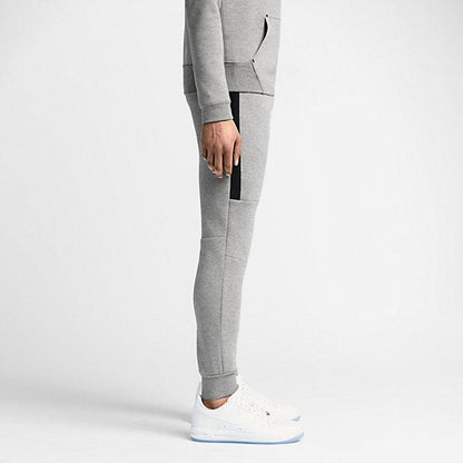 NIKE TECH FLEECE MEN'S TROUSERS - Medium Grey-Black — XXS — Side View