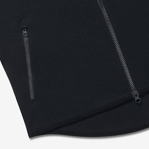 NIKE TECH FLEECE WINDRUNNER MEN'S HOODIE - Black — XXS — Alternate View 7