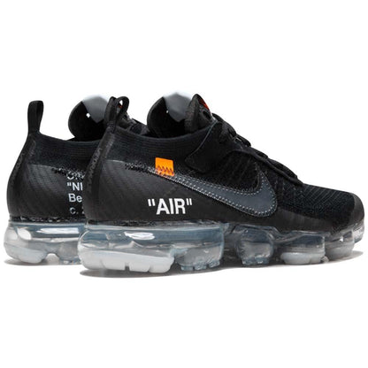 Off-White x Nike Air VaporMax Flyknit Black — UK 3 | EU 35.5 | US 3.5 — Side View