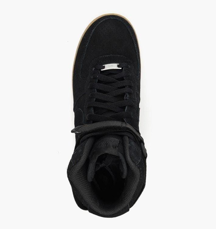 Nike WMNS Air Force 1 Hi Suede Black — UK 2.5 | EU 35.5 | US 5 — Lifestyle View
