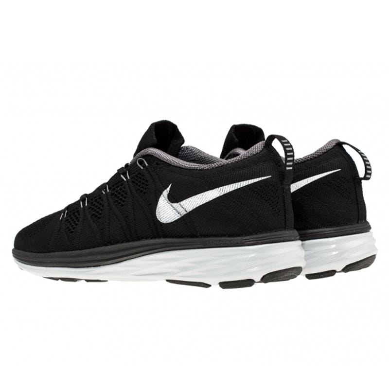 NIKE WMNS FLYKNIT LUNAR2 - BLACK — UK 2.5 | EU 35.5 | US 5 — Side View